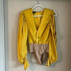 Beautiful silky PATBO bodysuit 💛